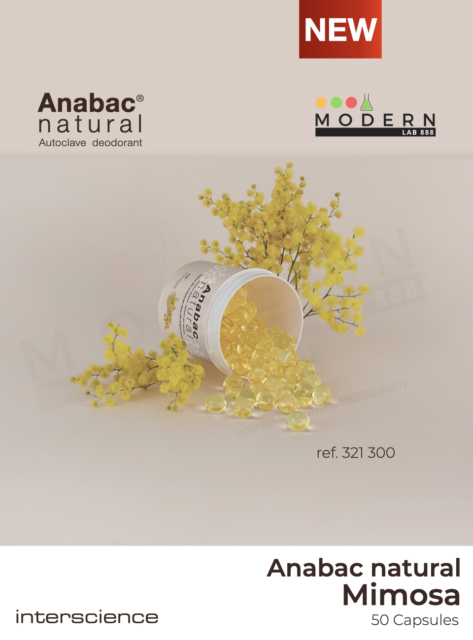 Anabac® Natural Autoclave deodorant เม็ดดับกลิ่นสำหรับหม้อนึ่งฆ่าเชื้อ(กลิ่นพิเศษ), 50เม็ด/กระปุก