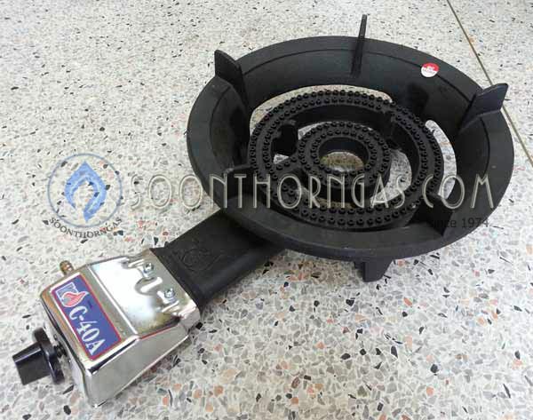 เตาเหล็กหล่อ ชนิดแรงดันต่ำ C-40A (AUTO)