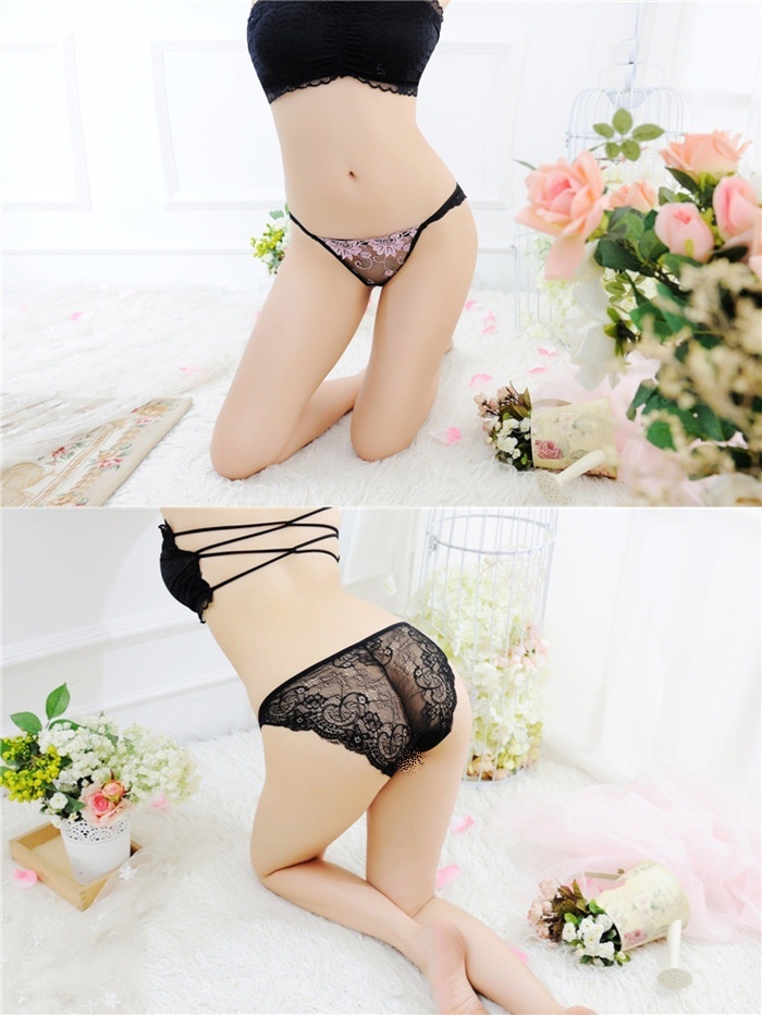 NA037 กางเกงในเซ็กซี่ กางเกงในซีทรูปักลายลูกไม้ ด้านหน้าเป็นผ้าซีทรูปักลายลูกไม้สวยๆด้านหลังเป็นผ้าลูกไม้เนื้อนิ่มๆตามรูปเลยค่ะ