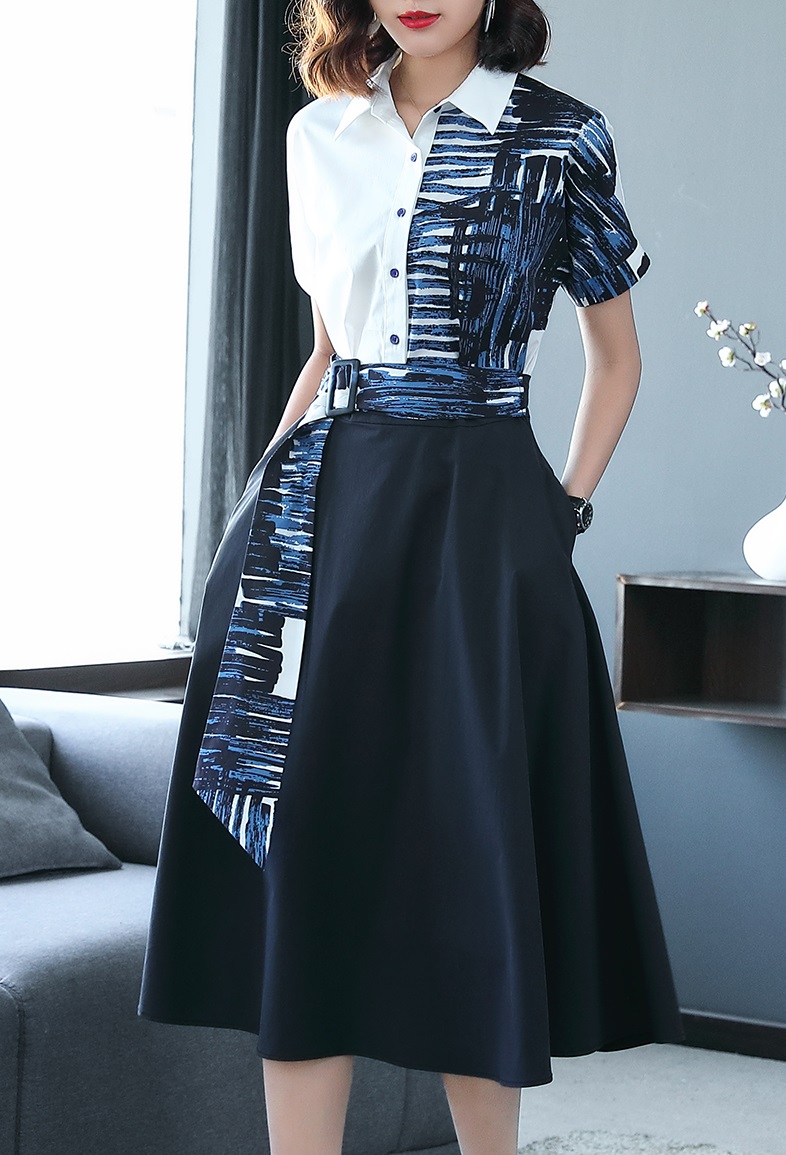 ชุดเซ็ทเสื้อและกระโปรงดีไซน์สวยเก๋ ใส่ทำงานค่ะ ส่งฟรี ems