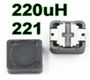 CDRH127 CD127 SMD Power Inductor 12*12*8mm 220uH