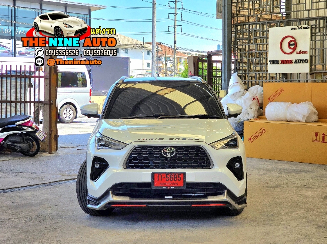 ชุดแต่ง Yaris Cross 2023 แบบ Drive68 ชุด 7 ชิ้น(มีสปอยเลอร์สีดำ)