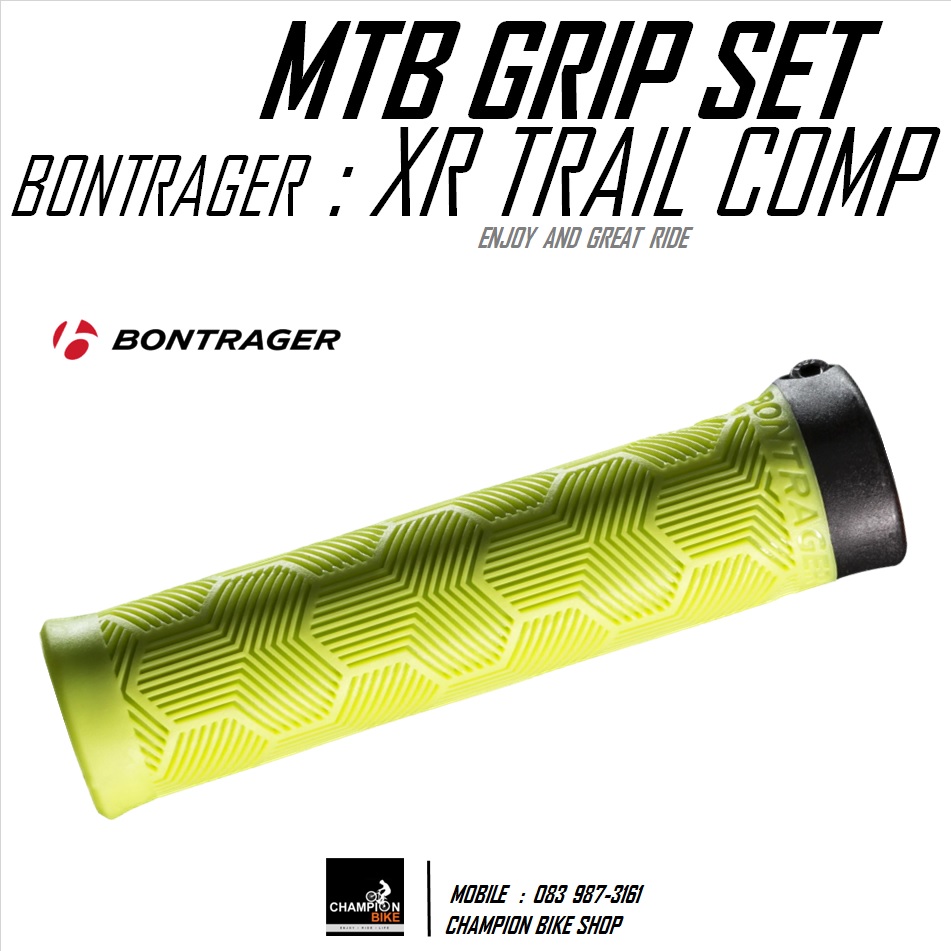 ปลอกแฮนด์จักรยาน BONTRAGER : XR TRAIL COMP MTB GRIP สีเขียวนีออน