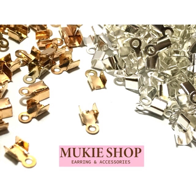 Diy อะไหล่ต่างหู ล๊อกขนนก ล๊อกสร้อย ตัวล็อก ล็อค ล็อก Mukie shop มุกี้ ช้อป