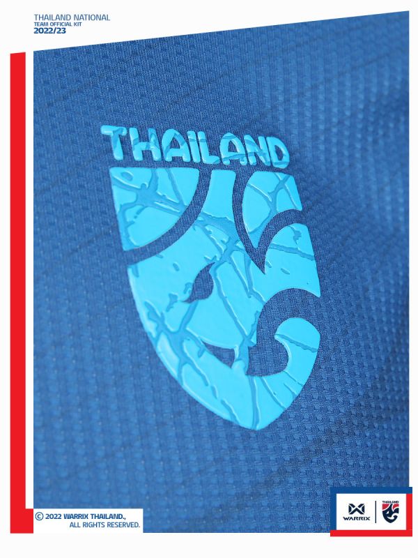 เสื้อทีมชาติไทย 2022-23 เกรดเสมือนเสื้อแข่ง (Replica Version) Thailand National Team Kit