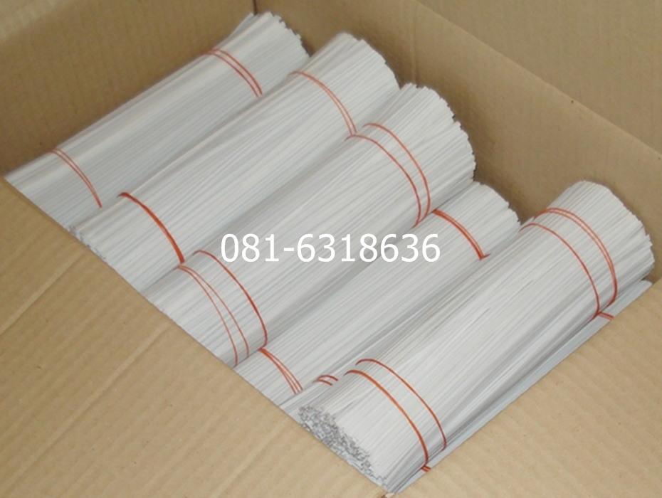 ลวดมัดสายไฟ ลวดมัดสายแลน ลวดมัดสายโทรศัพท์ ลวดพลาสติก ลวดหุ้มพลาสติก ลวดเคลือบพลาสติก ชนิด หุ้มด้วย PE (PE TIE) SKU-00115