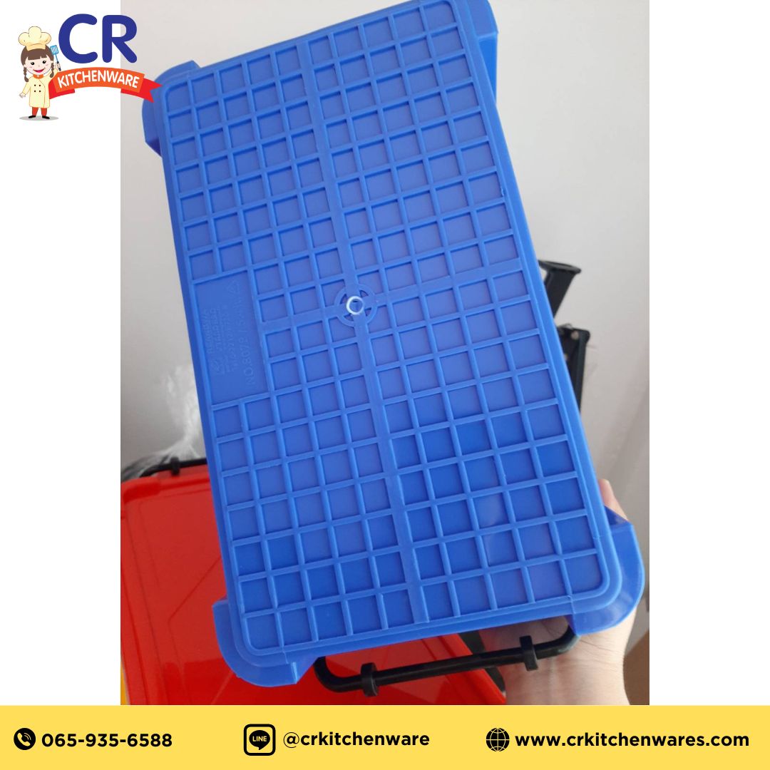 RW.8078+1 กล่องพลาสติกเนื้อหนา ขนาด 19.3x34x12.3cm. ตราเรืองวา (ราคาต่อใบ)