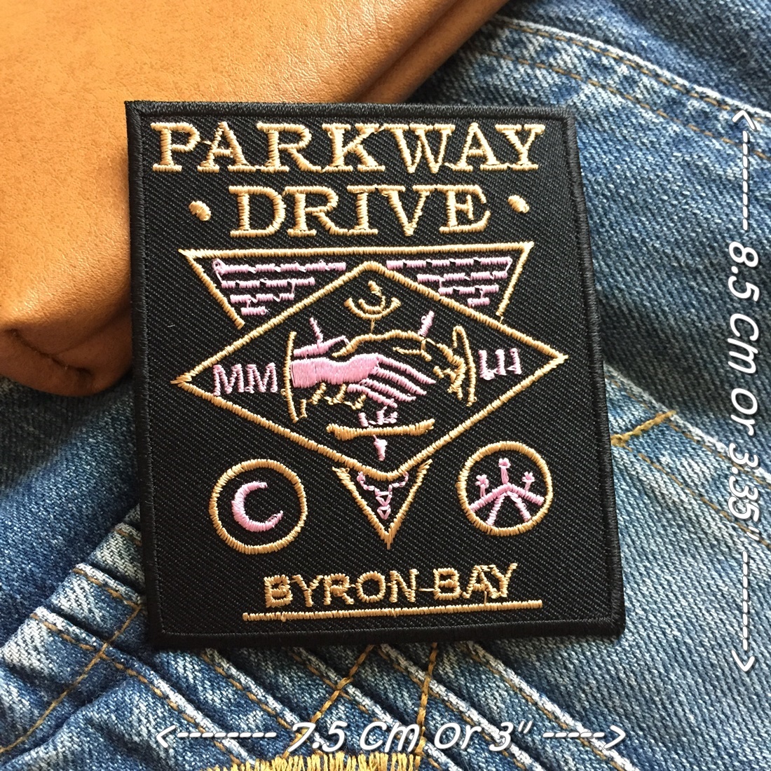 Parkway Drive วงดนตรี ร็อค เฮฟวี่เมทัล พังค์ ตัวรีดแบบปัก อาร์มปัก ตัวรีดติดเสื้อ ตัวรีด ติดกระเป๋า ติดหมวก ติดแจ๊คเก็ต Rock Iron on Embroidered Patch