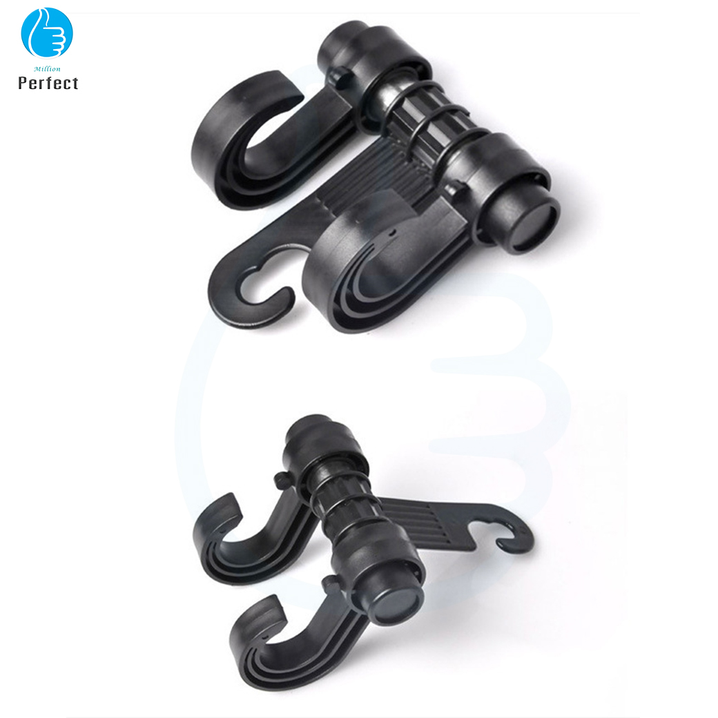 ที่แขวนของในรถ 2 ข้าง ที่แขวนของหลังเบาะรถ ตะขอแขวนของหลังเบาะรถ ตะขอแขวนอเนกประสงค์ รับน้ำหนักได้ถึง 20kg รุ่น HH2