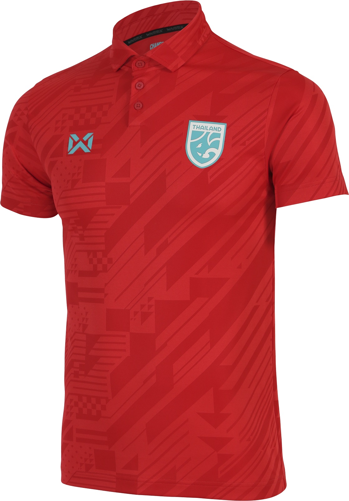 เสื้อเชียร์คอโปโล 2023-2024 เสื้อฟุตบอลทีมชาติไทย Thailand National Team Kit (Cheer Polo Version) WA-233FBATH30