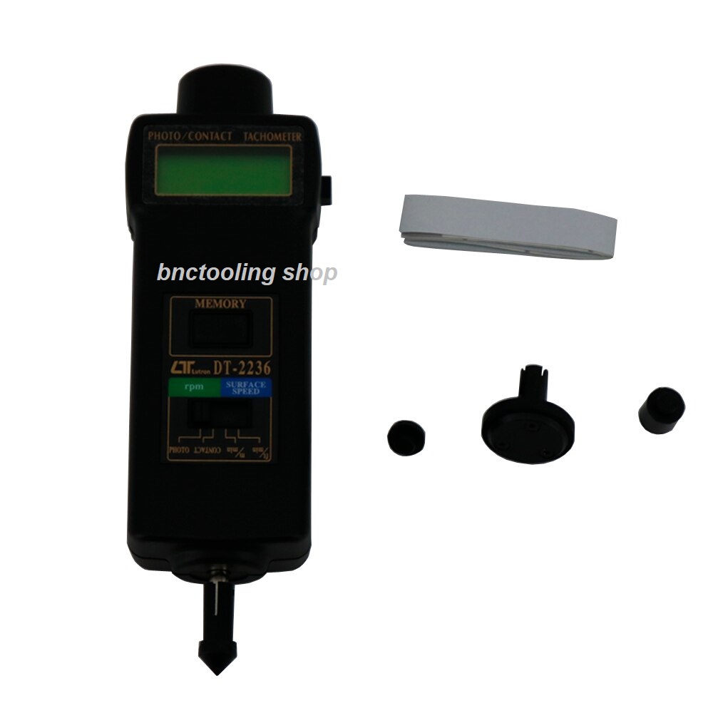 เครื่องวัดความเร็วรอบ ,Tachometer DT-2236 Digital Revolution Meter Photoelectric / Exposure To Dual-use
