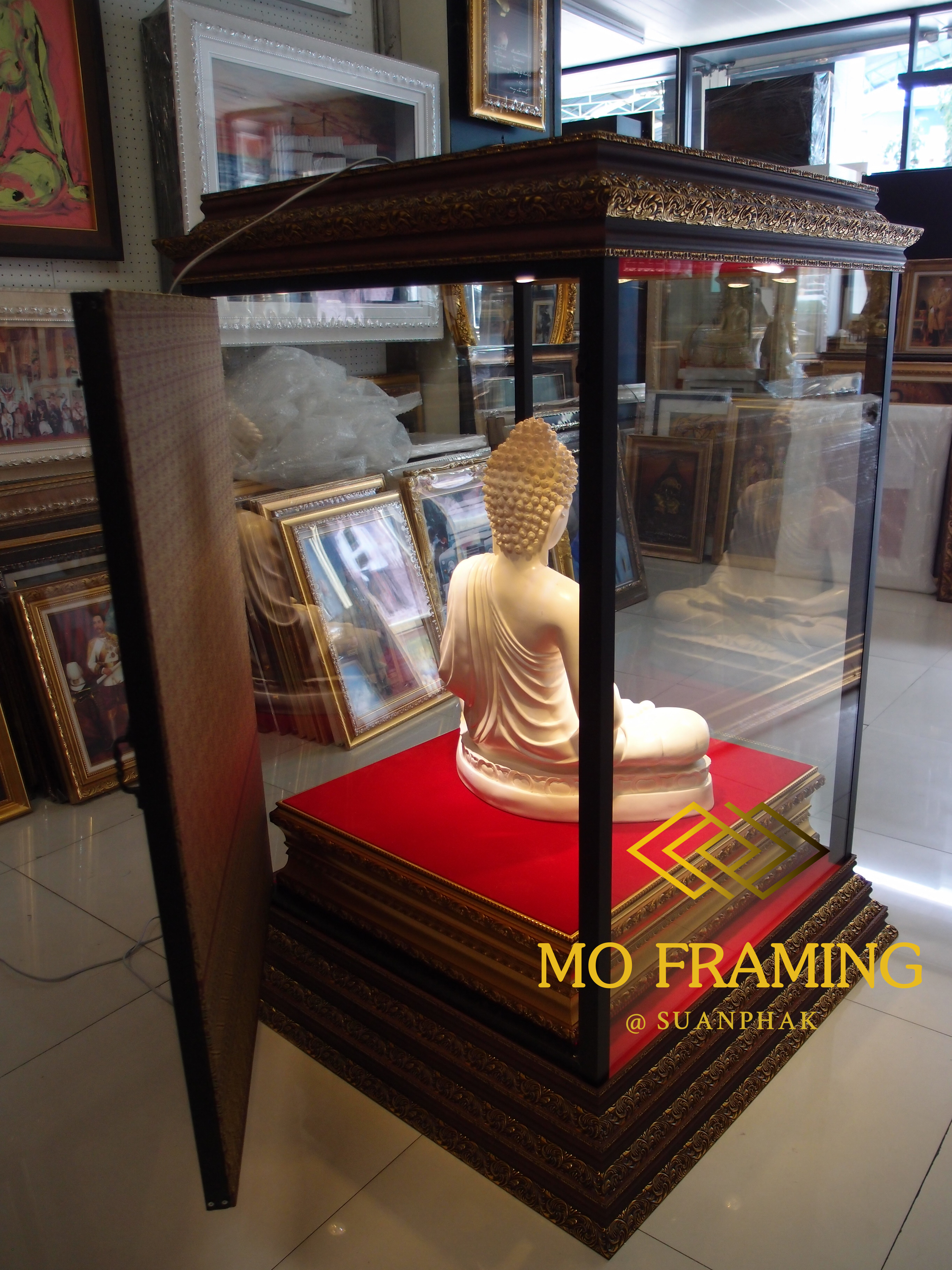 ตู้ครอบไฟ ตู้ครอบพระ ตู้จัดแสดงสินค้า