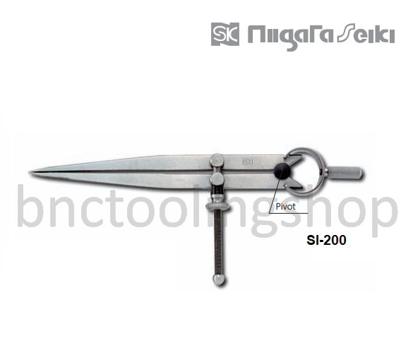 ตีนผีมีสปริงยาว 200มิล,Inside Calipers(Spring Type) Lenght 200mm,Niigataseiki,SI-200