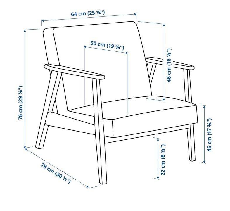 เก้าอี้พร้อมเบาะนั่ง สีวอลนัทเข้ม
