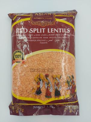 ถั่วเลนทิลแดง มาซูร์ ถั่วเลนทิลส้ม