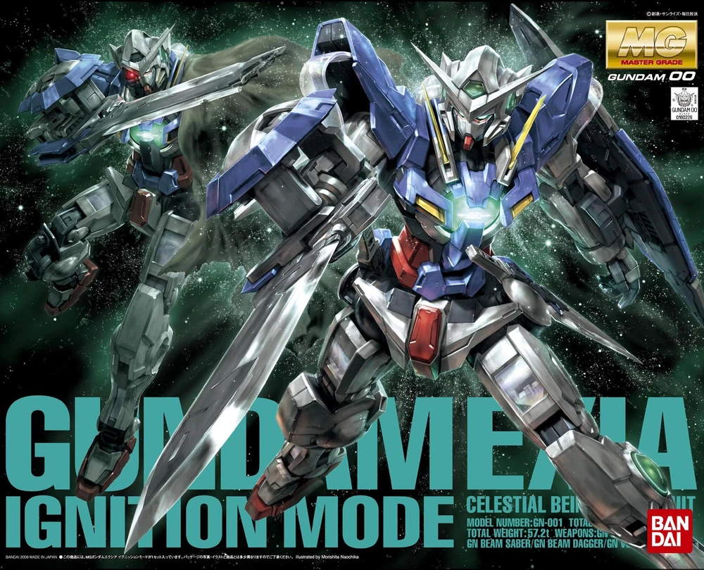 Bandai MG 1/100 GUNDAM EXIA (IGNITION MODE) 4573102687111 B3