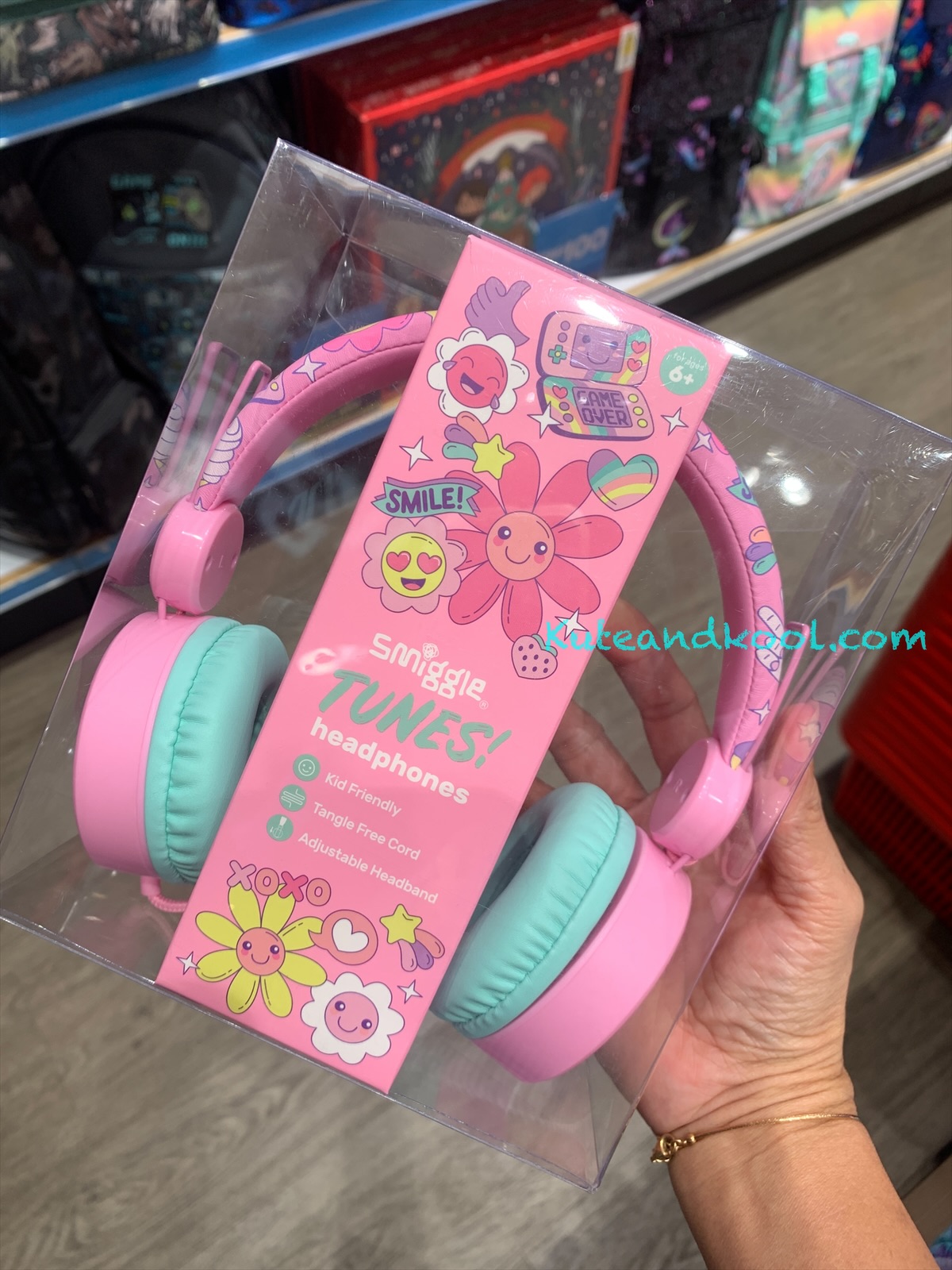 หูฟัง Smiggle Headphone - - ดอกไม้