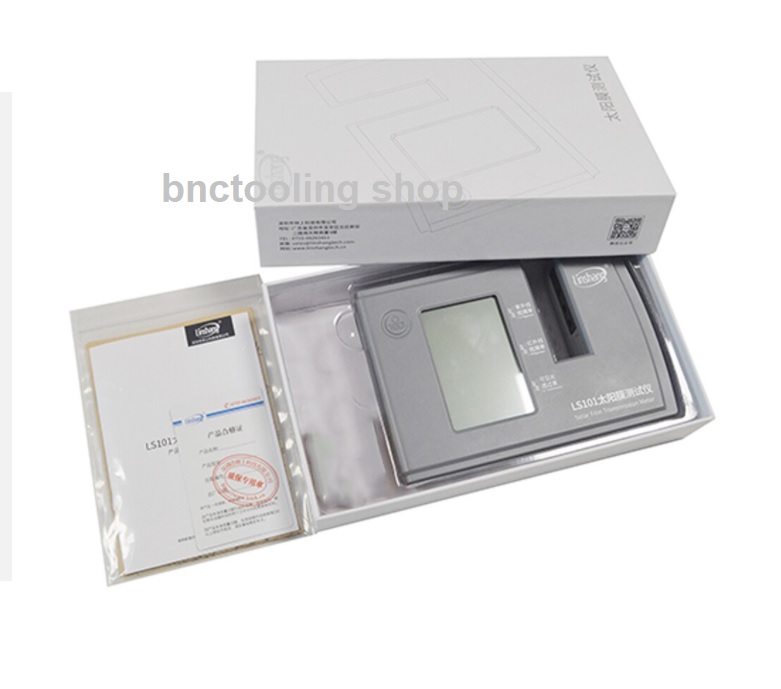 เครื่องวัดประสิทธิ์ภาพฟิลม์กรองแสง,Linshang LS101 Solar Film Transmission Meter UV/IR/VL Meter Powered by Batteries.