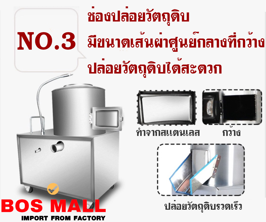 ตัวถังผลิตจากสแตนเลส 