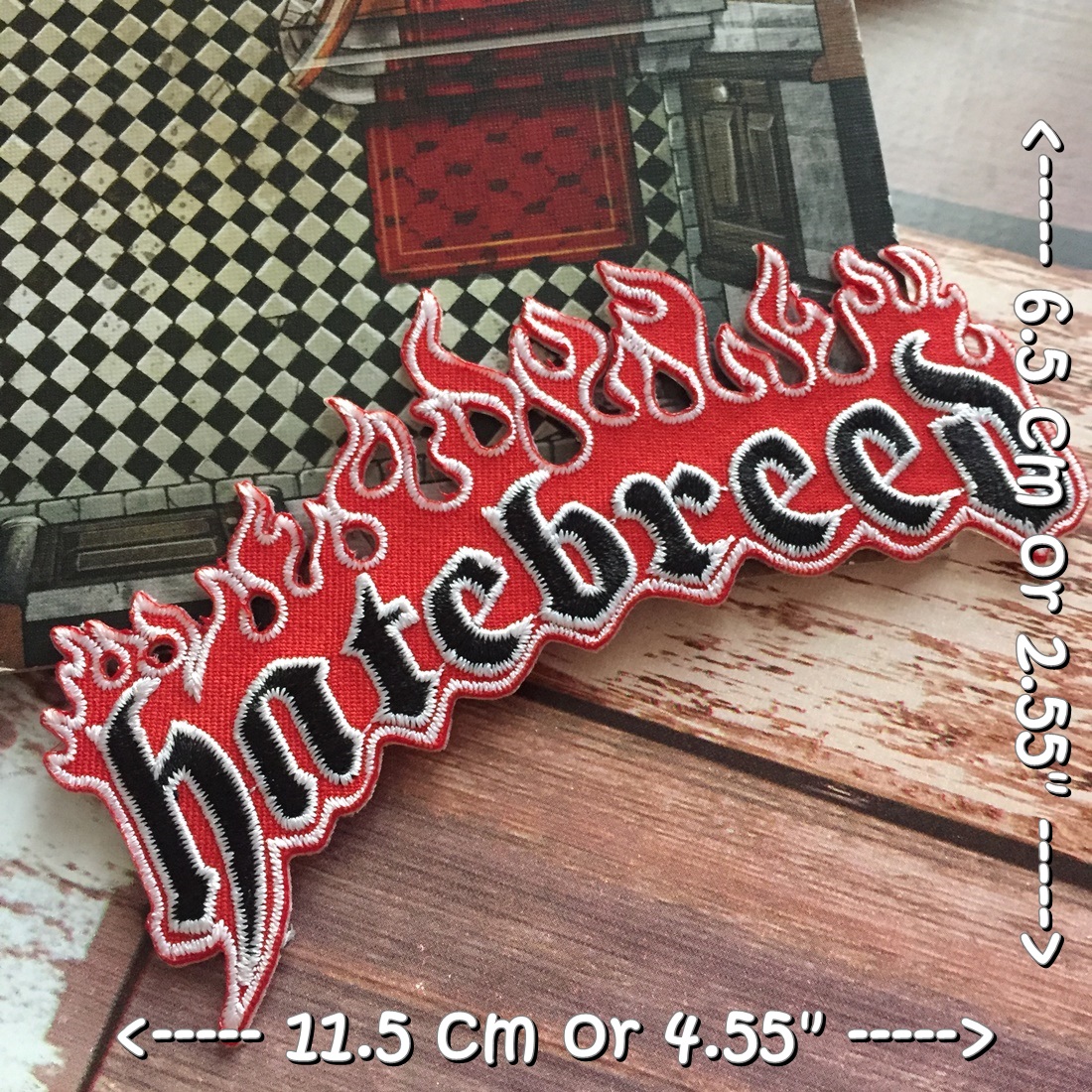 Hatebreed วงดนตรี ร็อค เฮฟวี่เมทัล พังค์ ตัวรีดแบบปัก อาร์มปัก ตัวรีดติดเสื้อ ตัวรีด ติดกระเป๋า ติดหมวก ติดแจ๊คเก็ต Rock Iron on Embroidered Patch