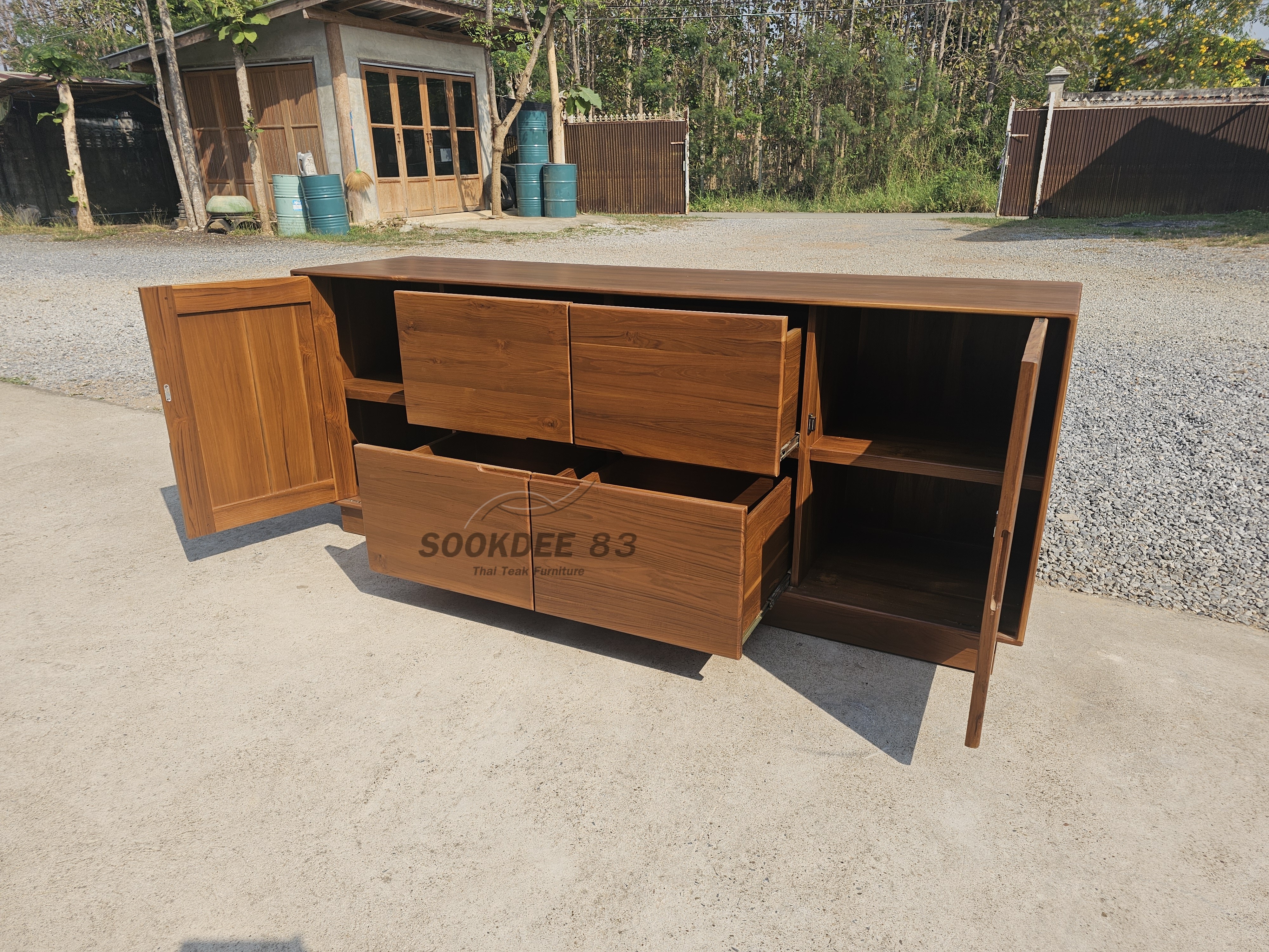 ชั้นวางทีวี 4 ลิ้นชัก