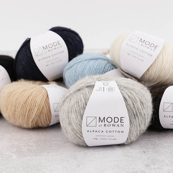 MODE at ROWAN Alpaca Cotton ไหมพรม ขนาด 25g. Made in Romania (M100002)