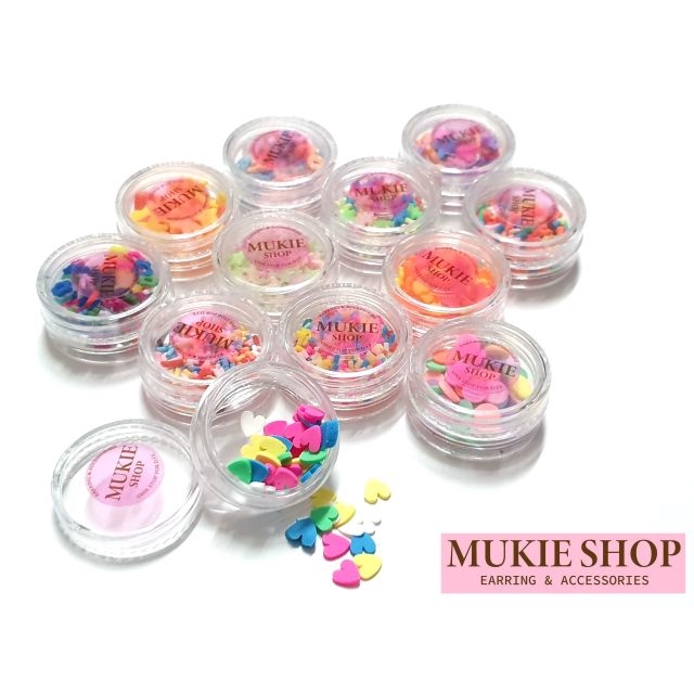DIY Glitter กลิตเตอร์ ของตกแต่งเล็บ ตกแต่งเรซิ่น แบบกระปุก