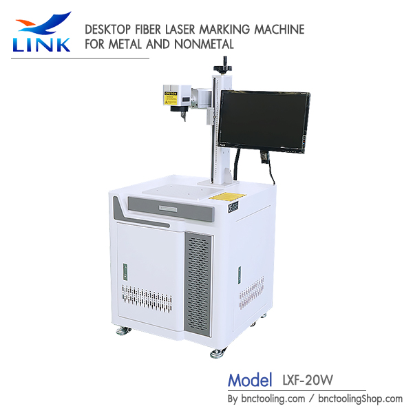 LINK,Desktop fiber laser marking machine for metal and nonmetal,เครื่องแกะสลัก,เลเซอร์ไฟเบอร์,LXF-20W