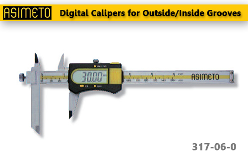 ASIMETO,P55,Digital Caliper With Adjustable Measuring Jaw,317-06-0