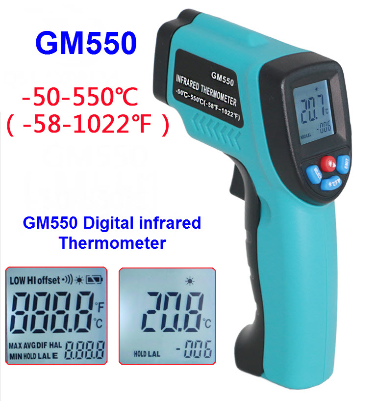 GM550 Infrared thermometer -50℃ to 550℃