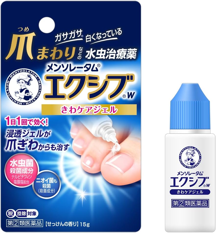 Rohto Medical Mentholatum Care Gel ขายดีในญี่ปุ่น เจลช่วยปัญหาเล็บขบ เชื้อรา ขนาด 15 กรัม