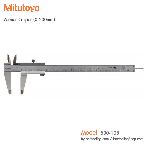 Mitutoyo,Vernier Caliper (0-200mm),530-108