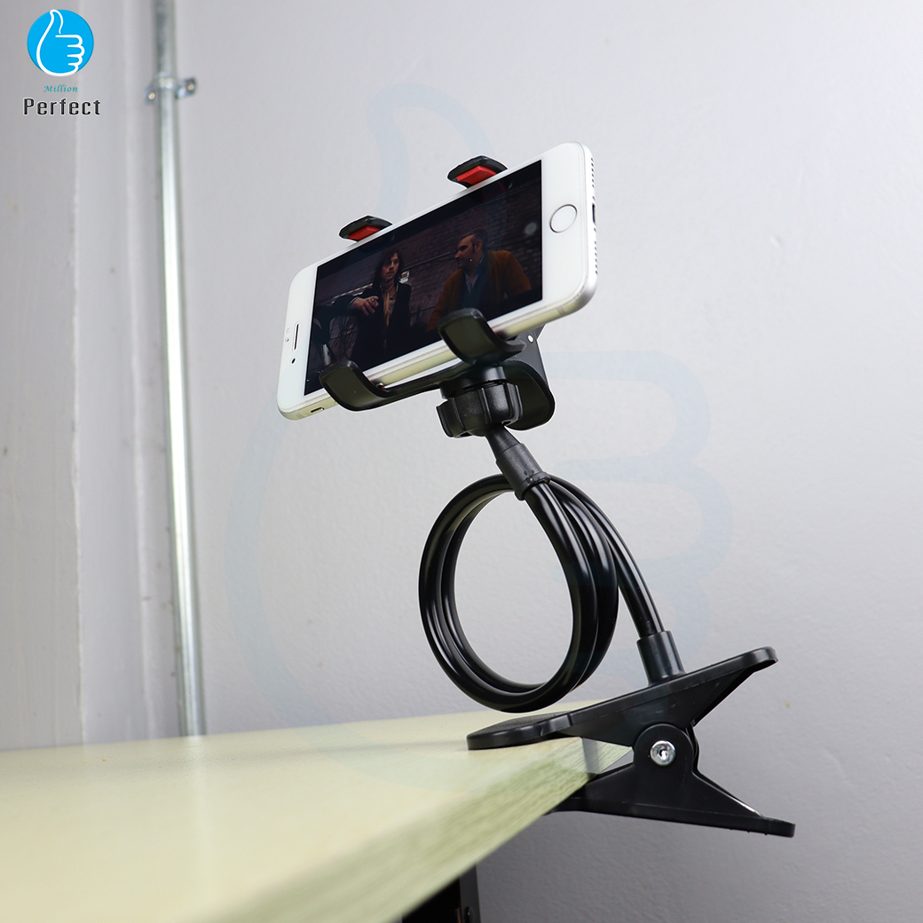 ขายึดมือถือบนหัวเตียงนอนดูหนัง!! ของดีคนขี้เกียจ ที่ยึดมือถือขาตั้งคลิปสำหรับมือถือ สะดวก สบาย ไม่ต้องถือให้เมื่อยมือ รุ่น MBH - 7