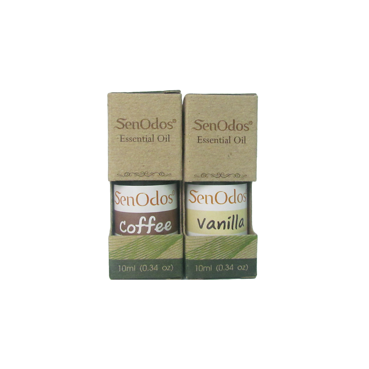 SenOdos ชุดเตาเผา น้ำมันหอม อโรม่า กลิ่นเสน่ห์อาหาร (Foodie Set) 10 ml x 2 กลิ่นกาแฟ,วานิลลา ฟรี เทียนทีไลท์ 1 แพค (15g x 6 ชิ้น)