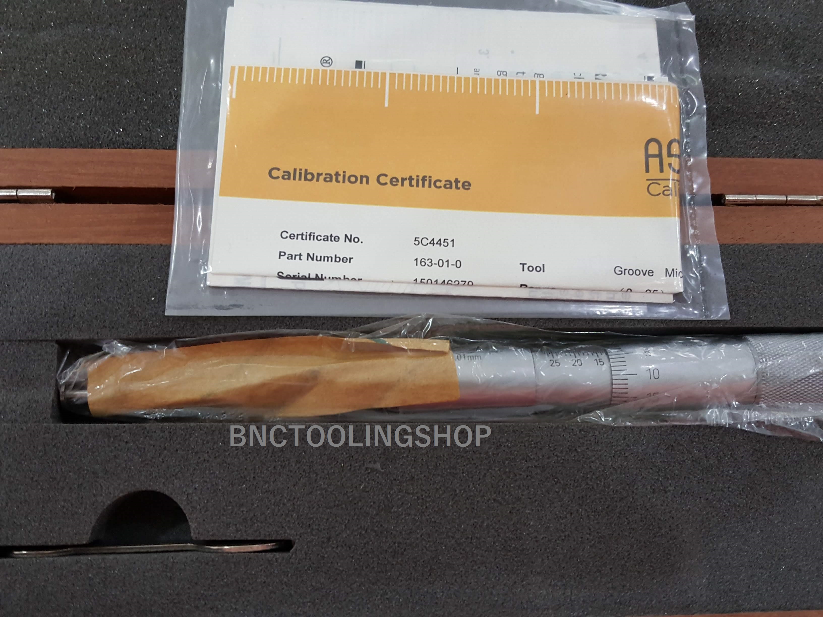 Groove Micrometers, ASIMETO,Groove Micrometers,163-01-0 ( 0-25 mm Outside)