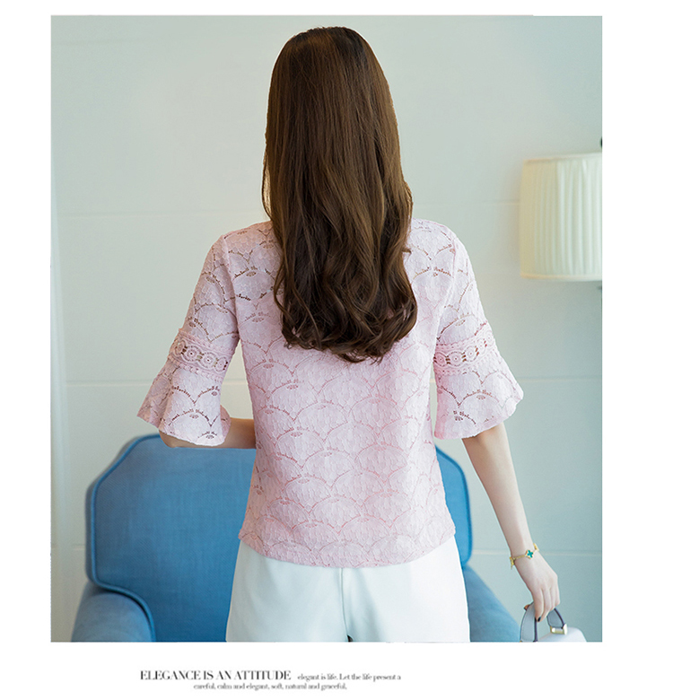 เสื้อผ้าลูกไม้สีชมพู ส่งฟรี ems