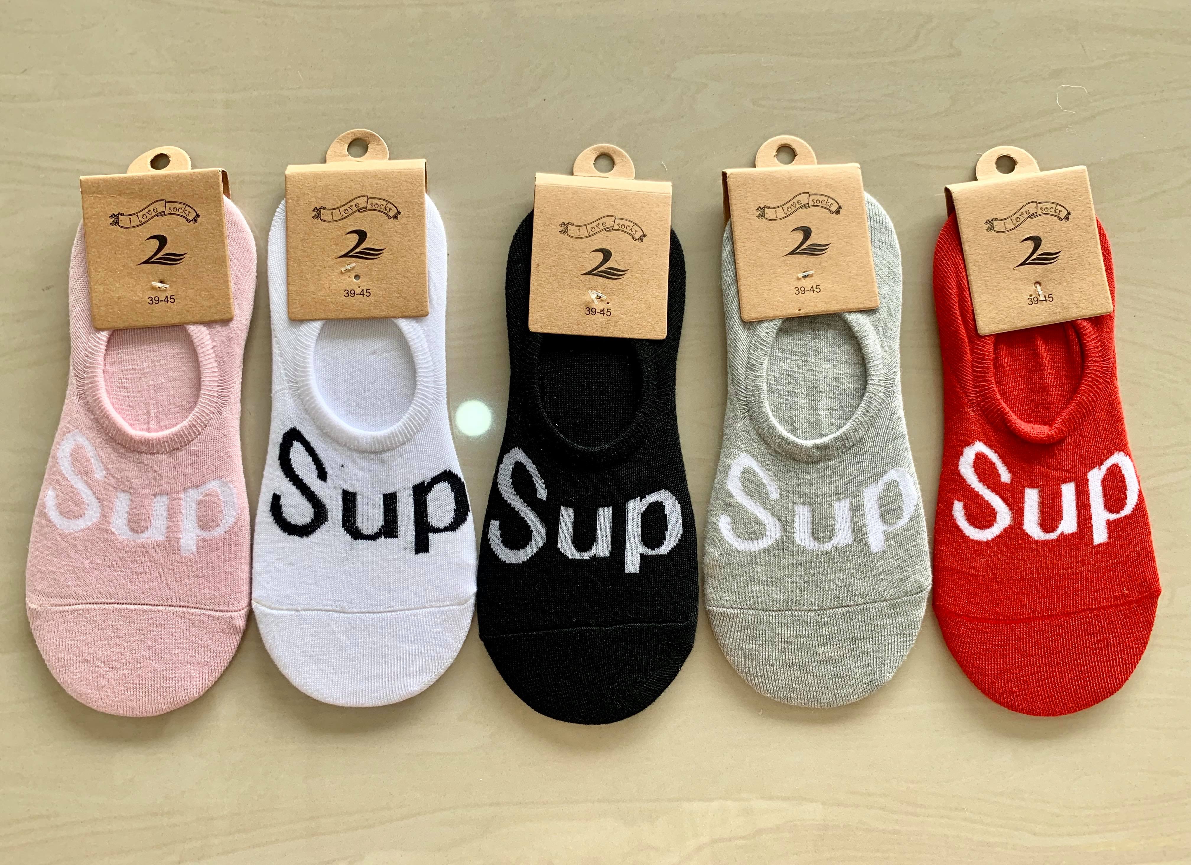 ถุงเท้าเปิดข้อ Sup
