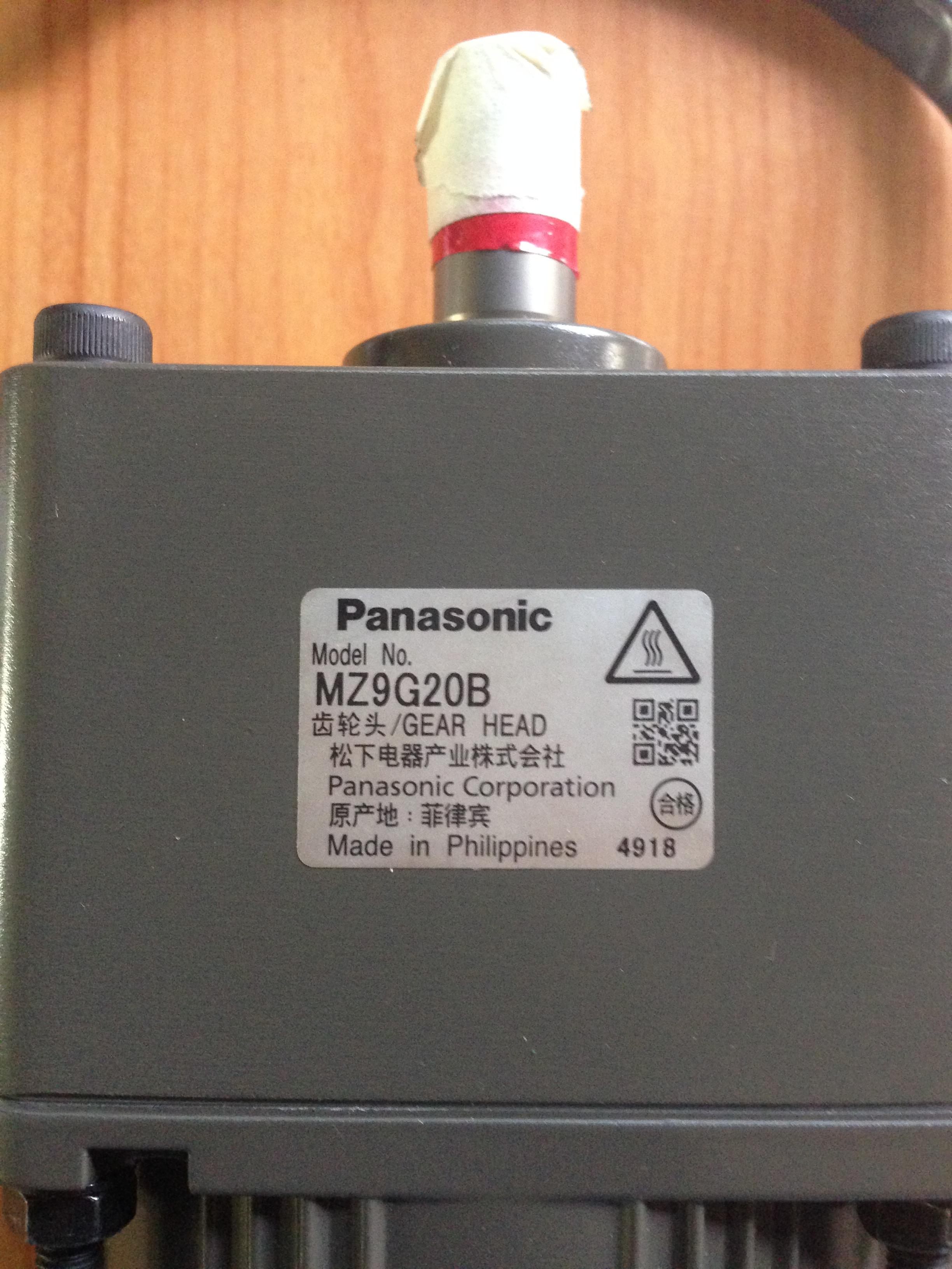 PANASONIC Motor + Gear PANASONIC M91Z60GD4W2 + MZ9G20B: มอเตอร์เกียร์ AC ประสิทธิภาพสูงสำหรับการขับเคลื่อนอุตสาหกรรม