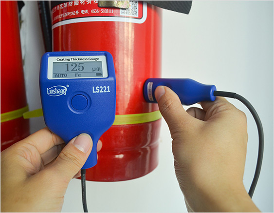 Linshang,เครื่องวัดความหนาสี,LS221 Coating Thickness Gauge,Coating Thickness Gauge LS221, Ferrous/Non Ferrous Large Range 5000μm High Precision Good Repeatability Iron Spray Paint Durable,