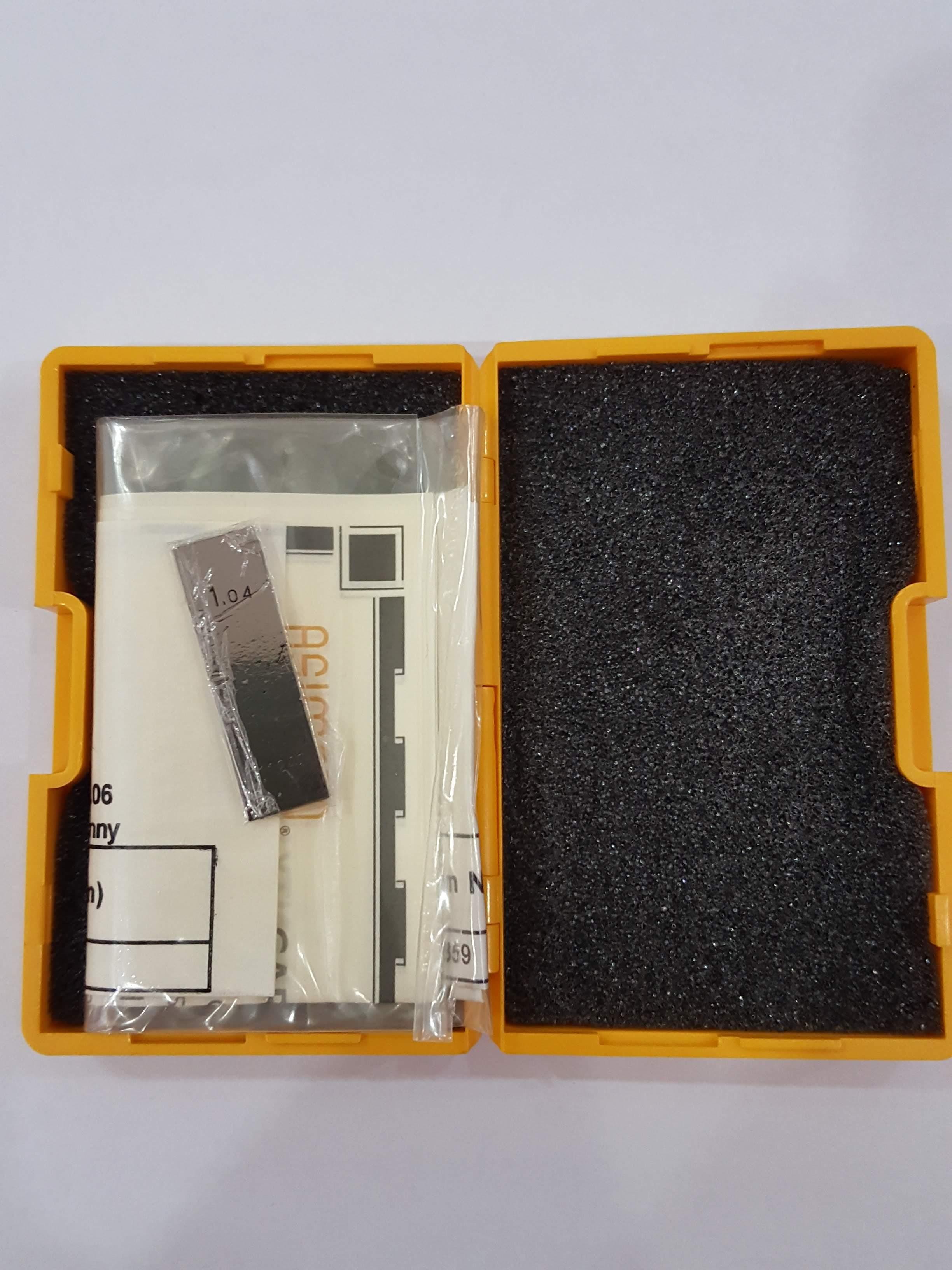 1.04 mm. Gauge Block แยกชิ้น, เกจบล็อคแบบแยกชิ้นAsimeto, ขนาด 1.04 mm, 1 ชิ้น, เกรด 1, RECTANGULAR GAUGE BLOCK (STEEL), Gard 1