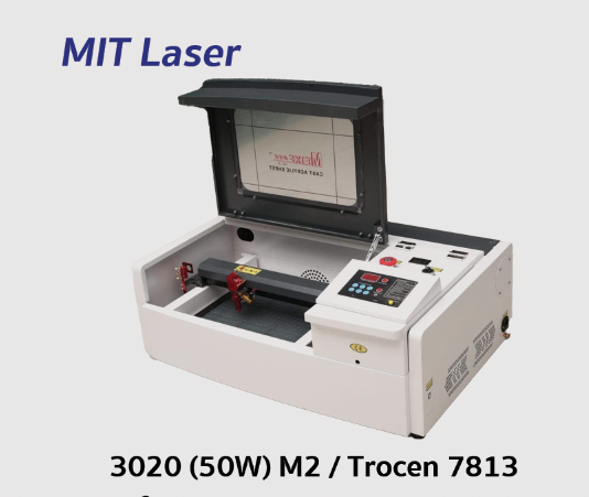 เครื่องตัดเลเซอร์ / เครื่องยิงเลเซอร์ MIT Laser 3020 (50W) M2 / Trocen 7813