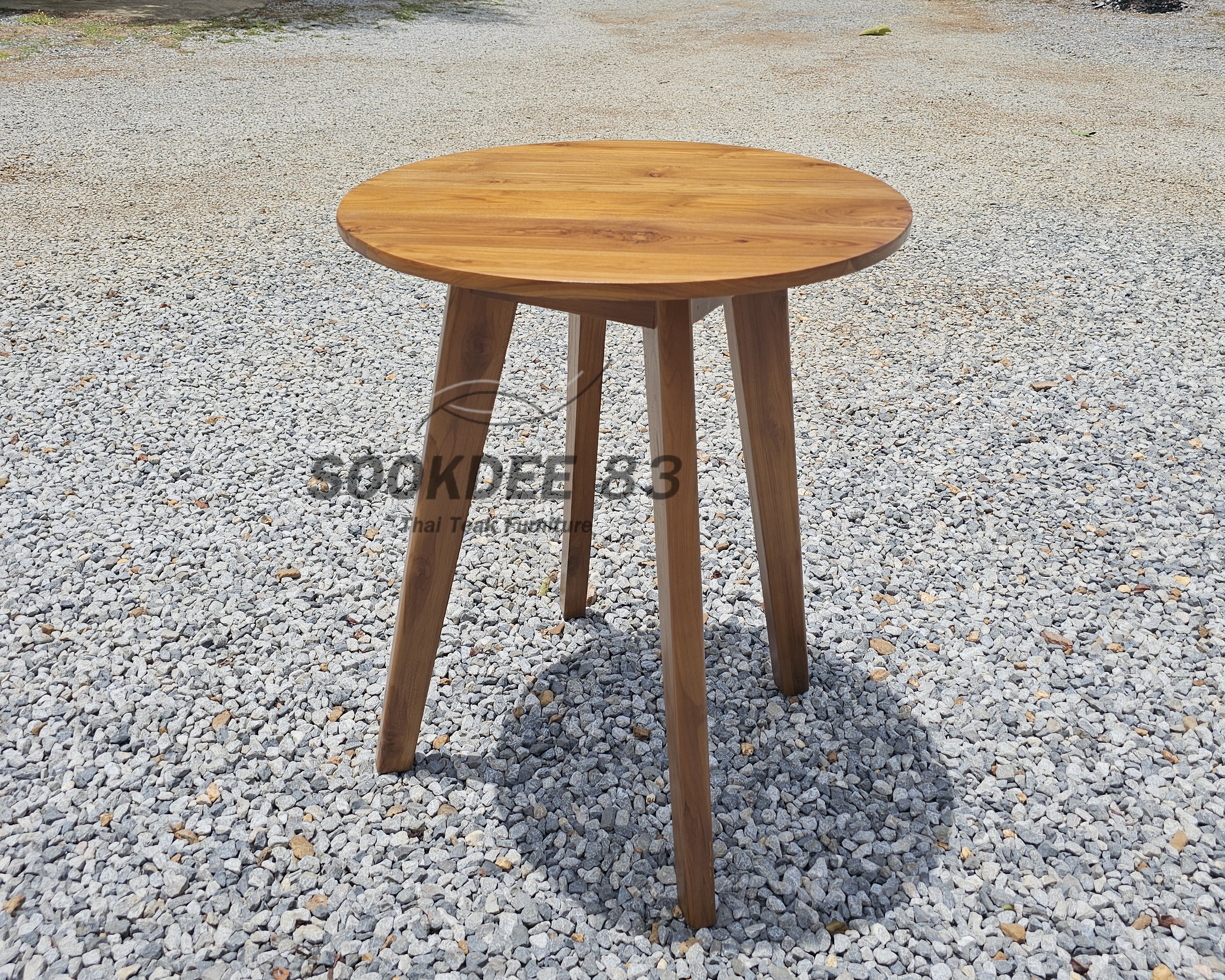 โต๊ะกาแฟกลมขาทแยง