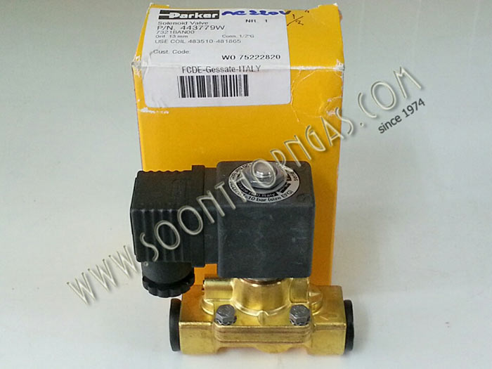 โซลินอยด์วาล์ว Parker 220V ขนาด 4 หุน (ไม่กันระเบิด)