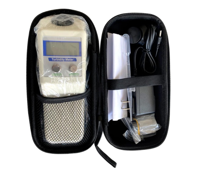 Portable Turbidimeter Microcomputer Scattered Light Turbidity Meter Intelligent Colorimeter Measure Range 0-200NTU 0.1 NTU WGZ-B Brand : SOONDA Model : WGZ-B