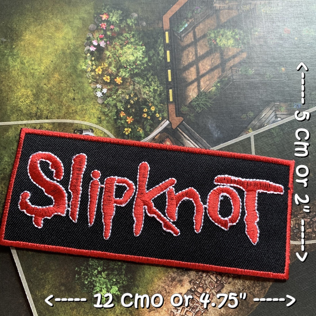 Slipknot วงดนตรี ร็อค เฮฟวี่เมทัล พังค์ ตัวรีดแบบปัก อาร์มปัก ตัวรีดติดเสื้อ ตัวรีด ติดกระเป๋า ติดหมวก ติดแจ๊คเก็ต Rock Iron on Embroidered Patch