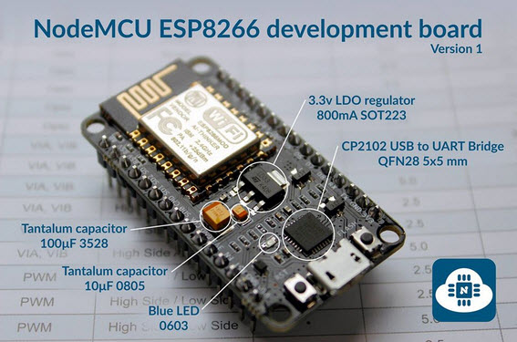NodeMCU ESP8266 (V2) is both a Breadboard-Friendly ESP8266 Wi-Fi Board