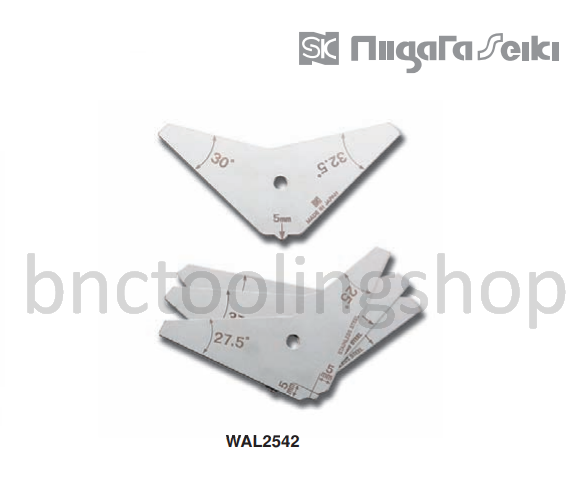 เกจเช็คมุม,Angle Limit Gauges,Niigataseiki,WAL2542