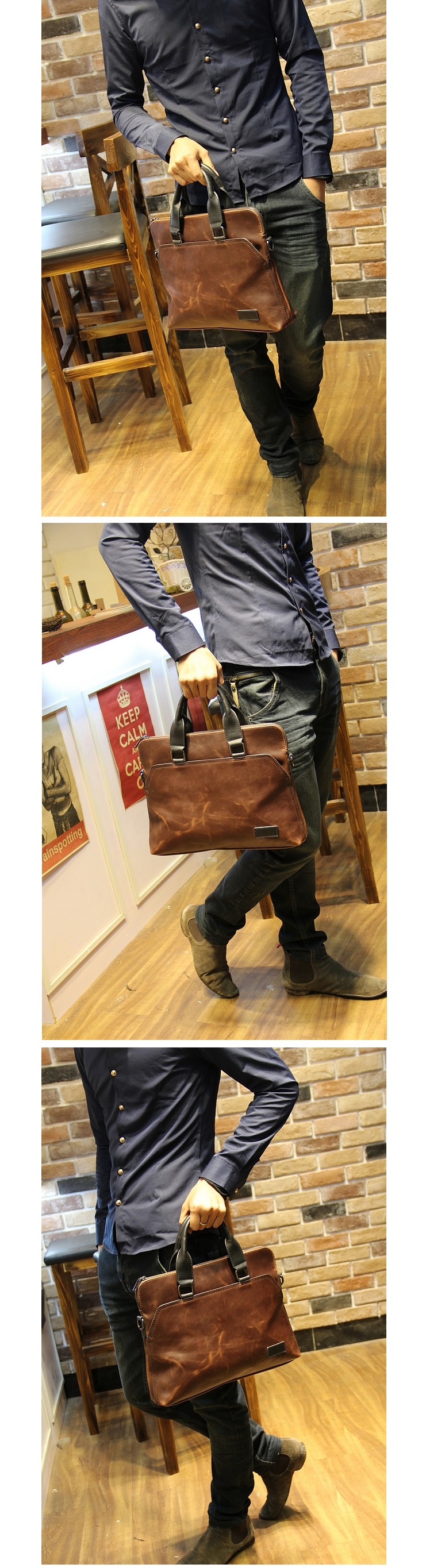 กระเป๋าถือ Boy (Brown)