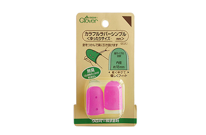 Clover 57-392ปลอกนิ้วซิลิโคนสีชมพู ด้วยเนื้อซิคิโคนนุ่มเหนียว ใช้ป้องกันนิ้ว กันลื่นในการหยิบจับชิ้นงาน