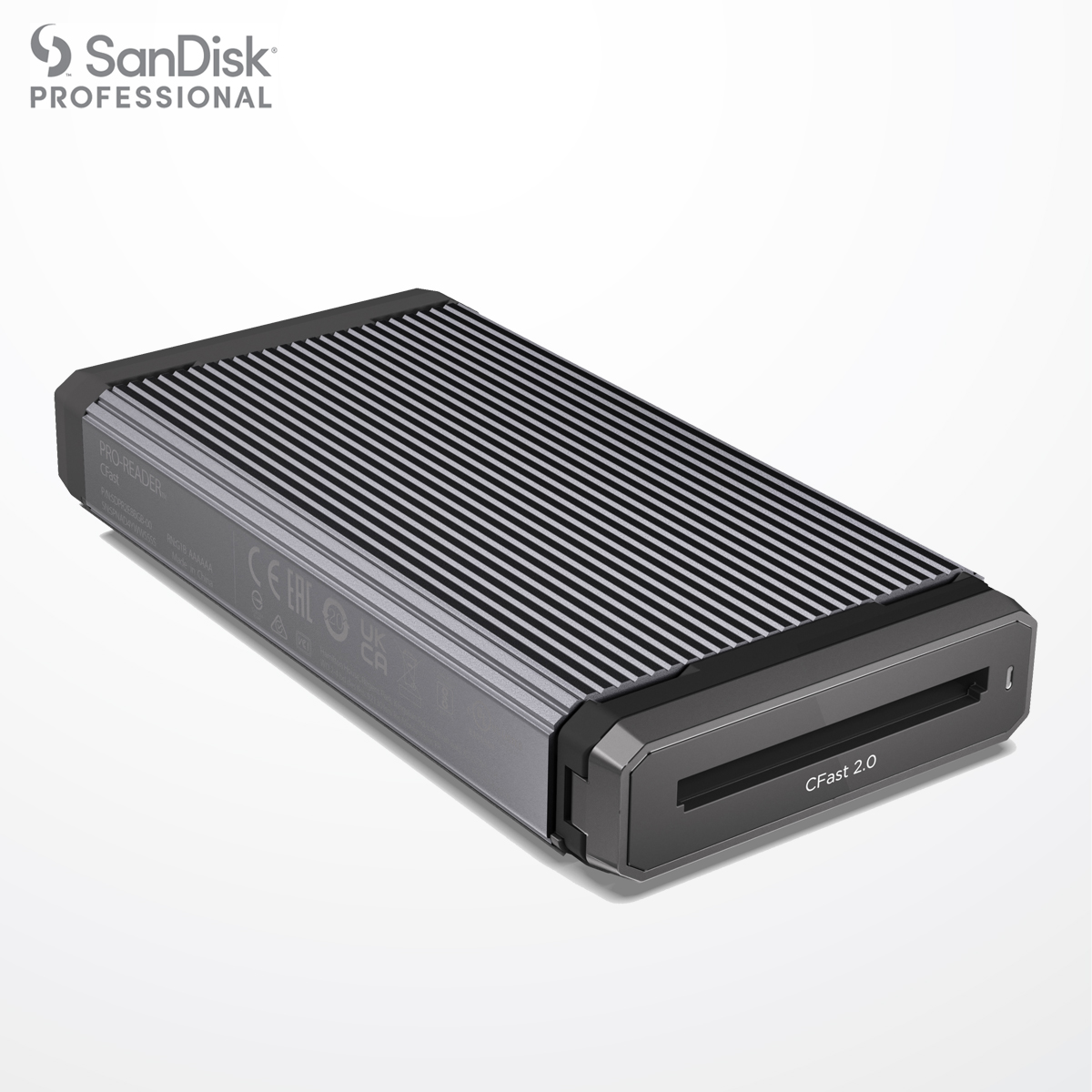 SanDisk Professional PRO-READER CFast - High-Performance Card Reader, USB-C 3.2 Gen 2 - SDPR2E8-0000-GBAND